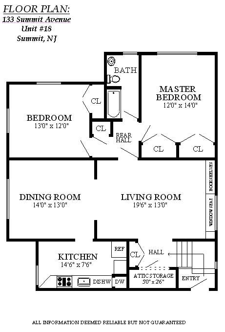 NJ Condo Floor Plan