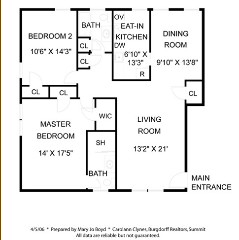 NJ Condo Floor Plan